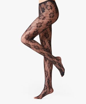 Falke 41283 Juodos 3009
Gėlių rašto neriniuotos pėdkelnės